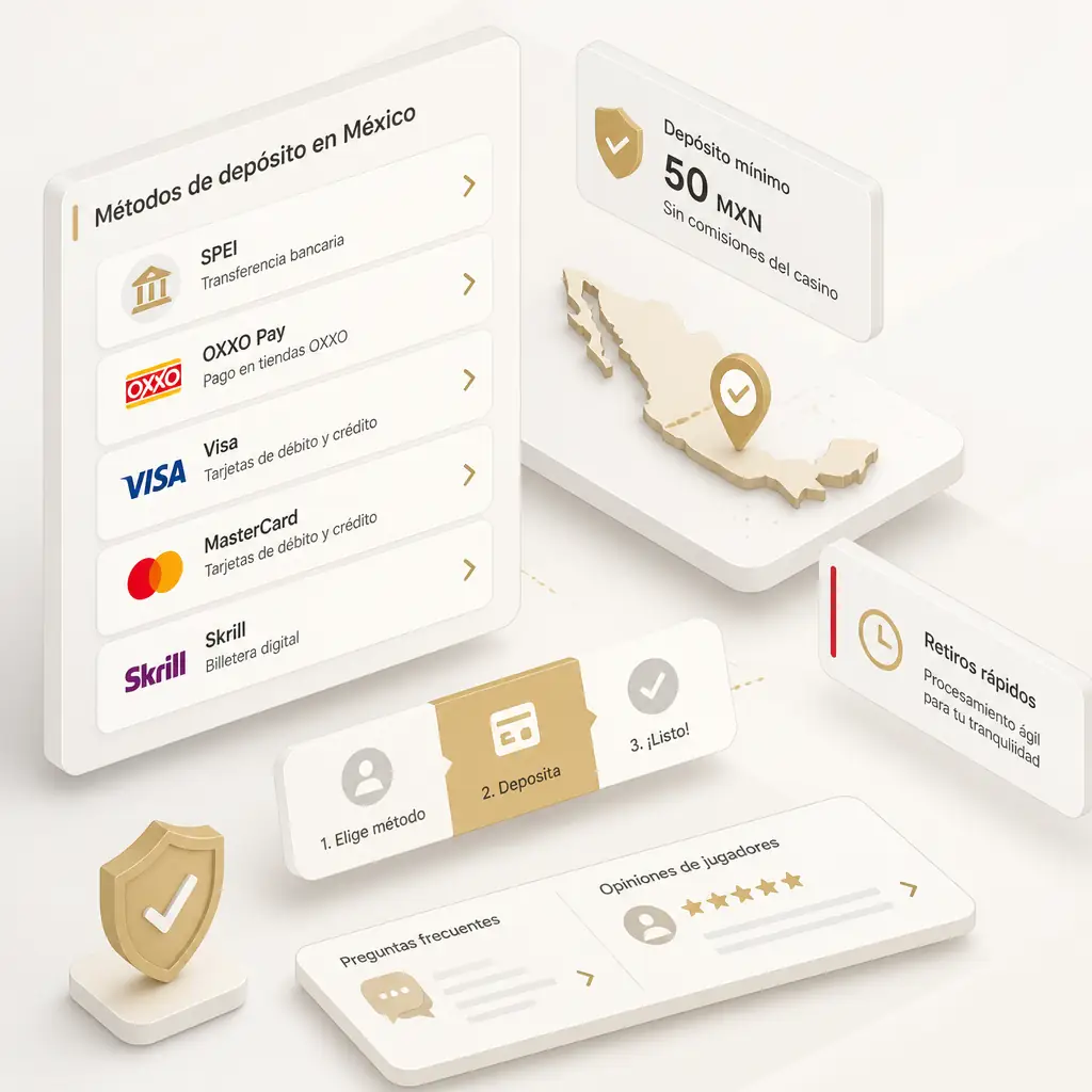 Depósitos en mexboss casino para México visual guide for mexboss casino